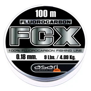 Seizoensaanbieding Asari FCX Fluorocarbon 100m 0.12mm / 2.05kg