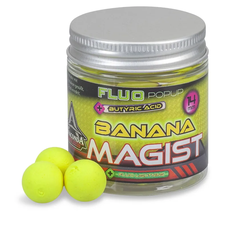 Favoriet Anaconda Magist Mini Fluo Pop Up´s Banana 14mm (25g)