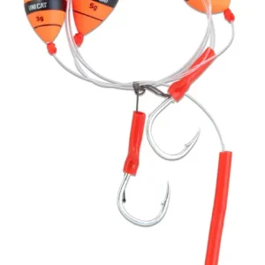 Exclusieve Aanbieding Uni Cat Weightless Bait Gripper Rig Meerval 9/0 (48,4kg) (150cm)