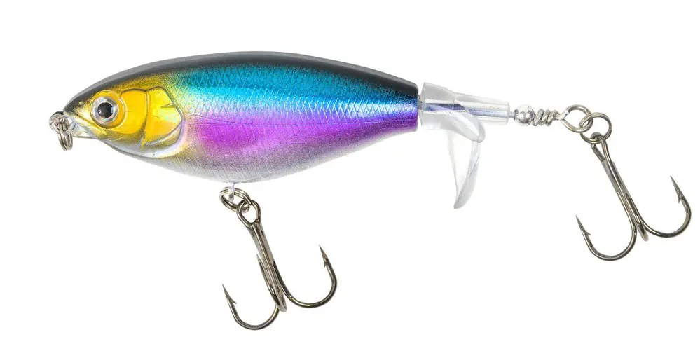 Beperkt Aanbod Fladen Conrad TopWater Splasher Rainbow Oppervlakte Kunstaas 8cm
