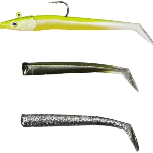 Koop Online Lion Sports Acis Sandeel Mixed Shad 12cm (21g) Shiny/Blue/Silver