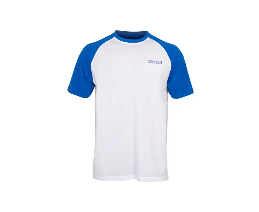 Preston Lightweight White Raglan T-Shirt L Direct Beschikbaar