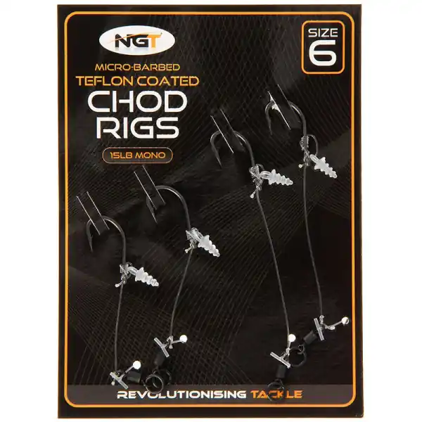NGT 4 Pack Chod Rigs 6 Shop Nu