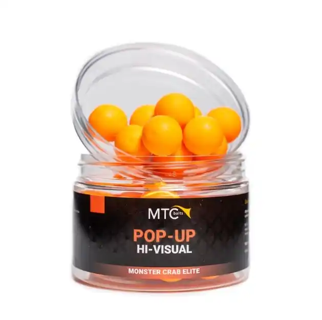 Direct Verzonden MTC Baits Monster Crab Elite Pop-Up Hi-Visual 12mm