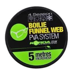 Korda Boilie Funnel Web PVA System Refill Micro Mesh (5m) Alleen Vandaag