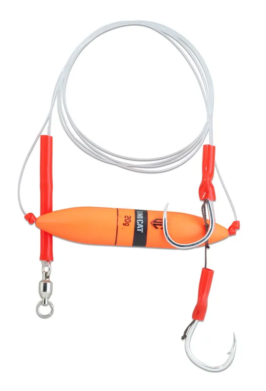 Finale Uitverkoop Uni Cat Easy Bait Meerval Rig 9/0 (48,4kg) (170cm) 10g