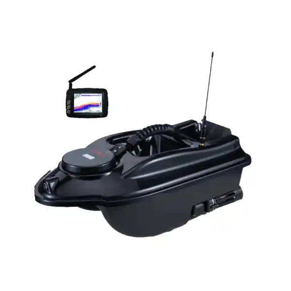 Koop Vandaag Boatman Actor Sonar V5 Voerboot Zwart met Fishfinder en Kompas