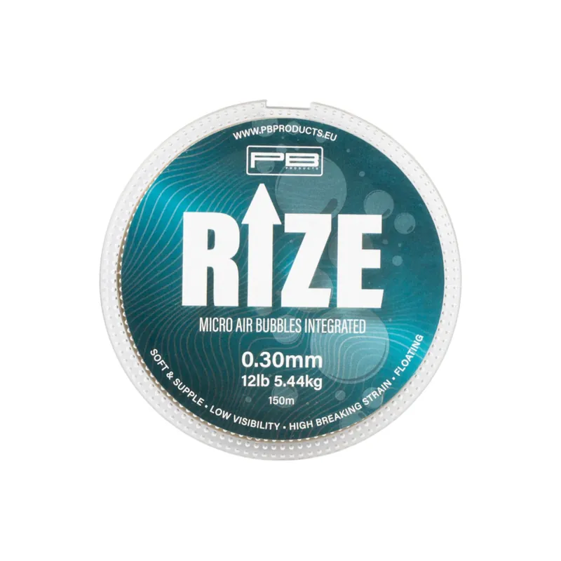 PB Products Rize Zigline Nylon Vislijn 0.30mm/12lb (150m) Beperkte Voorraad