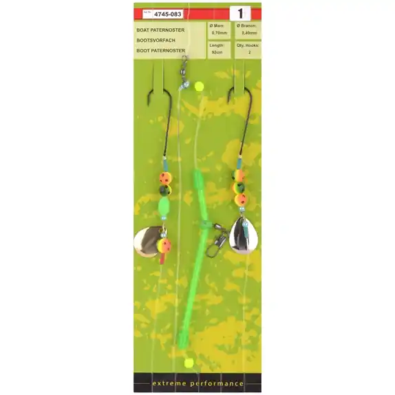 Finale Uitverkoop Spro 2-Haaks bootpaternoster maat 1 (0,70mm)
