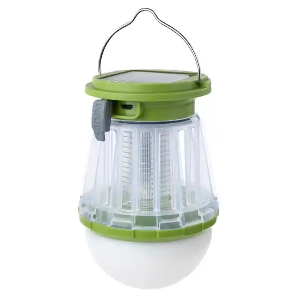 Gratis Retour DÖRR LED Solar Camping Light Anti-Moskito Neon groen