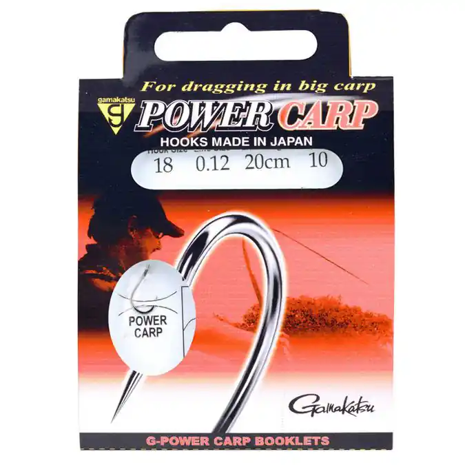 Gamakatsu Power Carp Barbless (20cm) 10 (0.18mm) Voordeelprijs