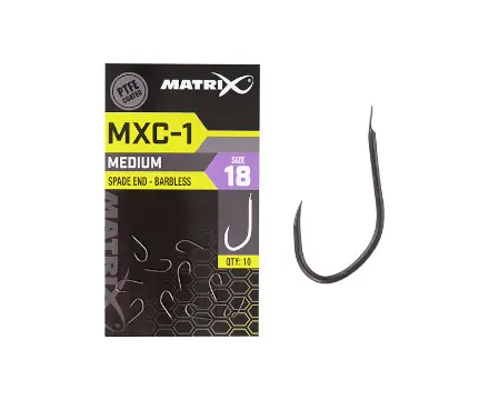 Matrix MXC-1 Barbless Spade End Witvishaken (10st) 14 Betaalbaar