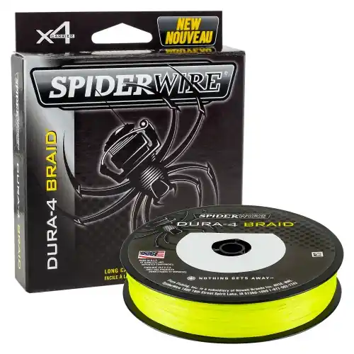 Spiderwire Dura 4 Braid Hi-Vis Yellow 0.20mm (300m) Rechtstreeks Van De Fabrikant