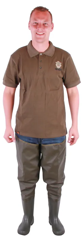 Fisharp Lightweight Thigh Wader Olive 42 Exclusieve Aanbieding
