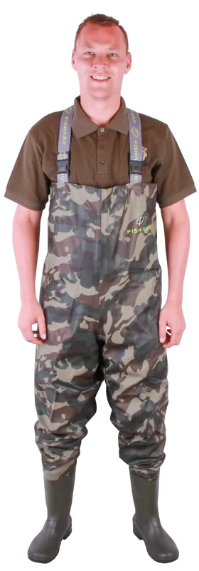Fisharp Lightweight Chest Wader Camo 42 Lage Prijs