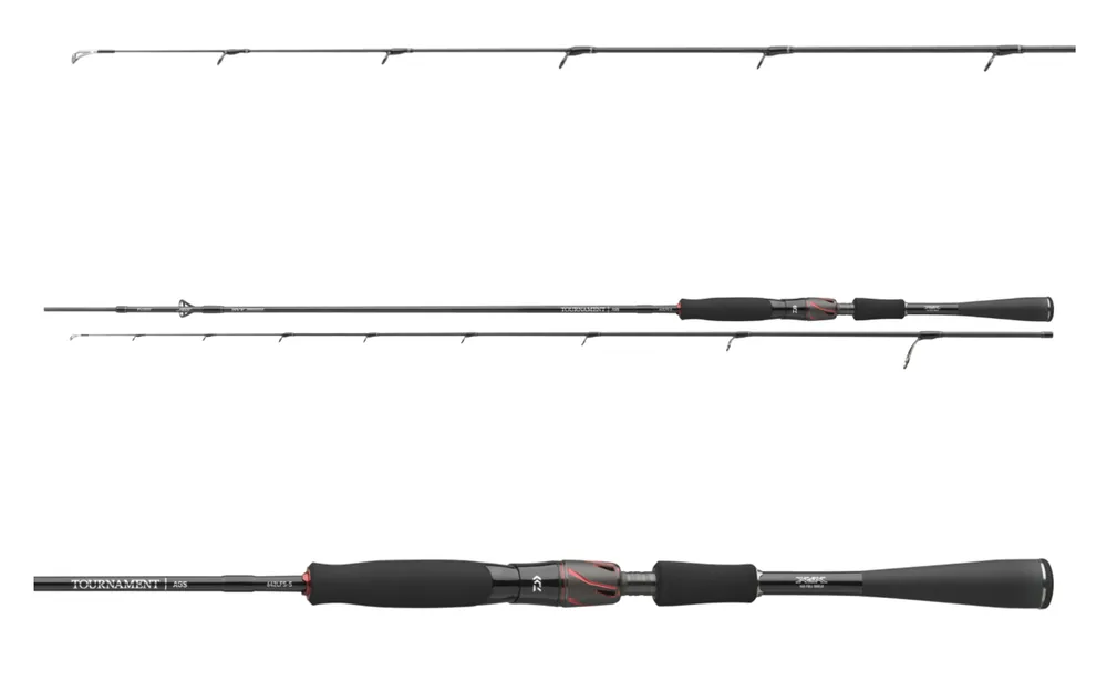 Daiwa Tournament AGS Solid Spinhengel 1.95m 4-18g Uitverkoop