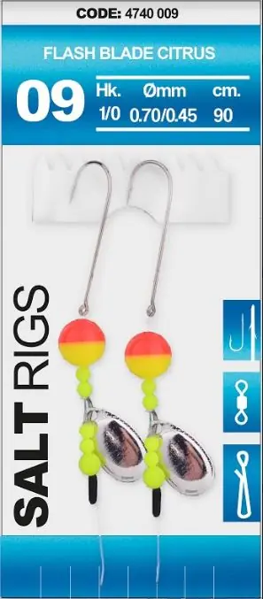 Spro Salt Rig #09 Flash Blade Citrus Hoge Kwaliteit