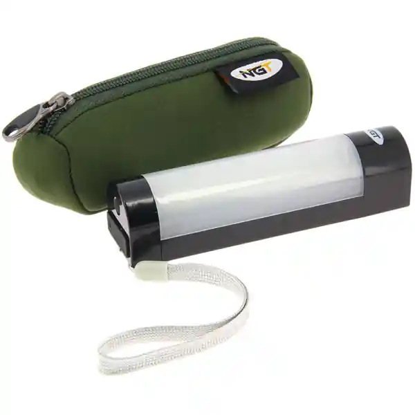 Laatste Kans NGT Oplaadbare Bivvy Light / Powerbank met afstandsbediening met GRATIS neopreen cover