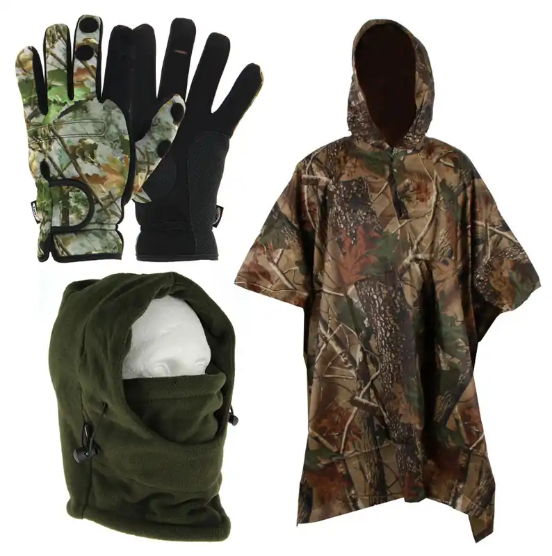 Koop Online NGT Winter Combo met Poncho, Snood en Handschoenen