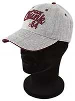 Bestel Nu Fox Chunk Grey Burgundy Twill Baseball Cap