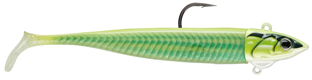 Storm Biscay Minnow Shad 14cm (46g) (2 Stuks) Glow Sandeel Speciale Aanbieding