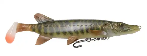Alleen Vandaag Savage Gear 4D Pike Shad Fire Tiger