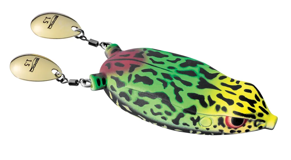 Spro Bronzeye Blade Oppervlaktekunstaas 6.5cm (18g) Natural Green Alleen Vandaag