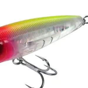 Yo-Zuri 3D Popper Floating Oppervlakte Kunstaas 9cm (24g) Red Head Hete Deal