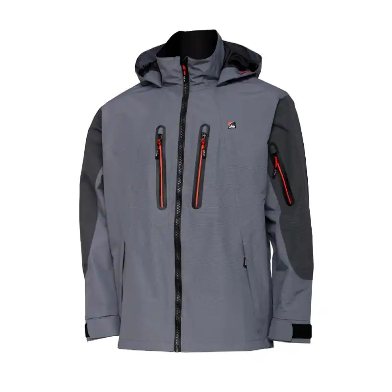 Weekendaanbieding Dam Intenze Fishing Jacket Storm Grey Visjas L