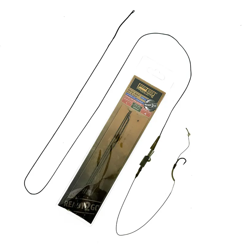 Rechtstreeks Van De Fabrikant PB Products R2G Big Water Clip SR Leader 90 / Combi Rig Weed (90cm) (2 Stuks) 2