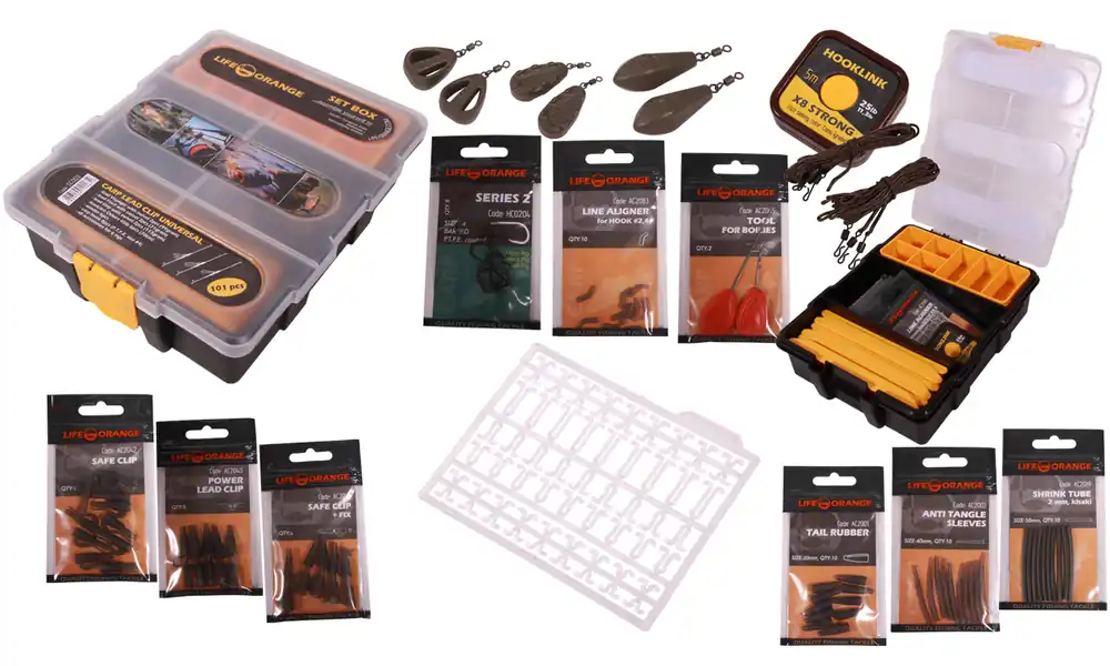 Beperkt Aanbod Life Orange Set Lead Clip Universal