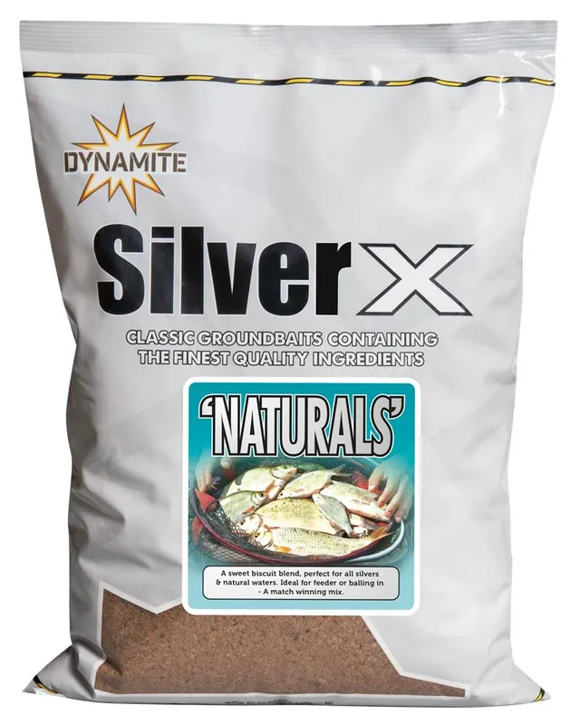 Beste Prijs Dynamite Baits Silver X Naturals Groundbait (1.8kg)