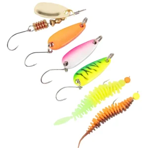 Zebco Target Fish Trout Spin Kunstaas Kit (6 Stuks) Hete Deal