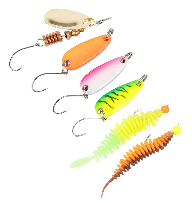 Zebco Target Fish Trout Spin Kunstaas Kit (6 Stuks) Hete Deal