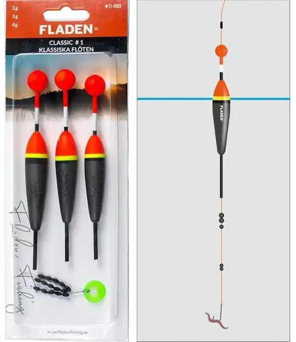 Express Levering Fladen Float Classic 2-. 3- & 4gr