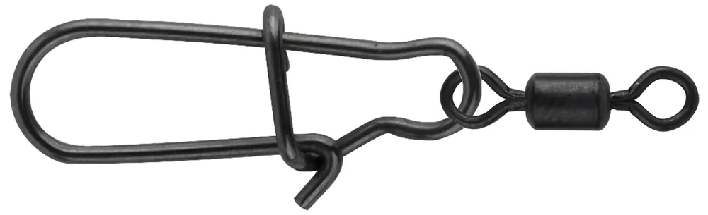 Spro Easy Snap met Rolling Swivel 'Matt Black' Maat 0 (13 stuks) Exclusieve Aanbieding