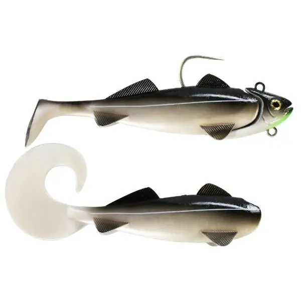Team Deep Sea Gummifisch | Hightide Sea Shad | Seelachs Glitter | 200g Lage Kosten