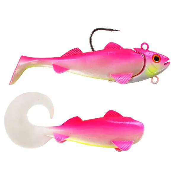 Team Deep Sea Gummifisch | Hightide Sea Shad | UV Pink Princess | 300g Beste Prijs