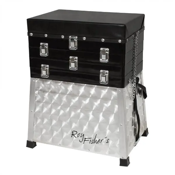 Exclusieve Aanbieding Roy Fishers Zitkist | 4 Laden | Incl. Draagriem