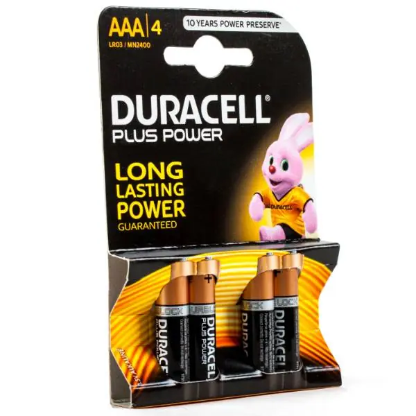 Duracell AAA Batterij | 4 stuks Beperkte Voorraad