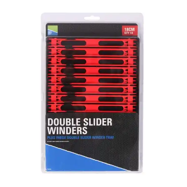 Preston Double Slider Winders In A Tray | 18cm | Tuigenplankjes Express Levering