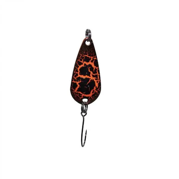 Bestel Nu Troutlook Forellenkelle Spoon | Rot/Schwarz Flash | 3.0g