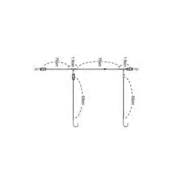 Direct Verzonden Yuki Atlantic Rig Two | 0.30mm | Haakmaat 2 | Onderlijn