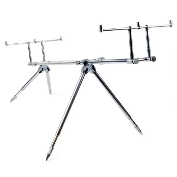 Laatste Versie X2 Axis Rodpod 3-Rod - Verstelbaar tot 116cm - 4 verstelbare poten - Aluminium uitvoering - Karper Hengelsteun