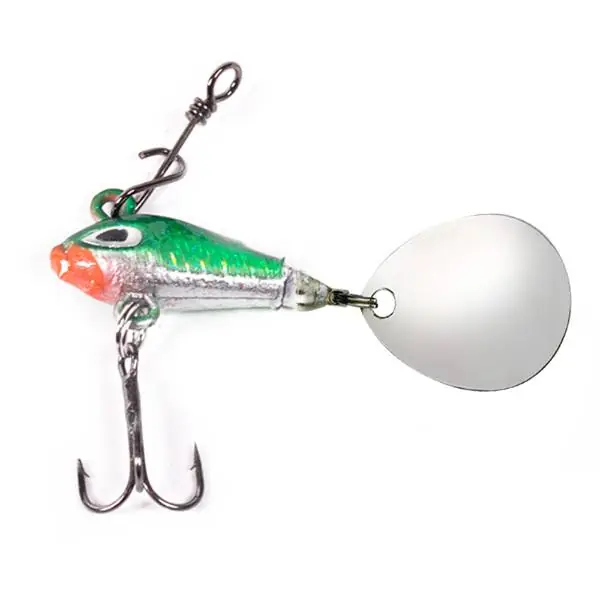 Gecertificeerd DLT Spinfish | Spinner | Groen/Grijs | 7g