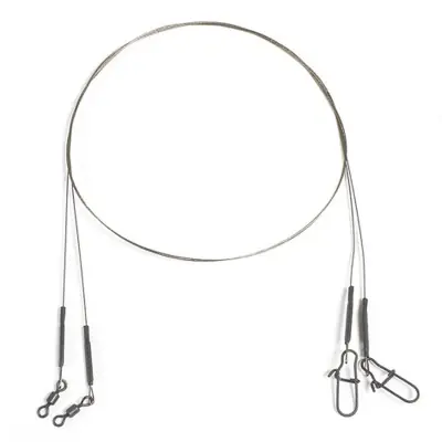 Betaalbaar DLT Stainless Wire Leader 1x7 | 8kg | 50cm | 2 Stuks | Onderlijn