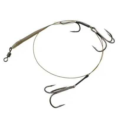 DLT Pike Trace Specialist | Double | Haakmaat 1/1 | 12kg | 60cm | Onderlijn Finale Uitverkoop