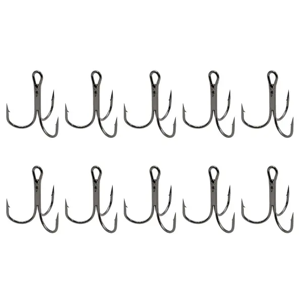 Fabrieksprijs DLT Treble Black Nickel | Maat 1/0 | 10 Stuks | Dreg