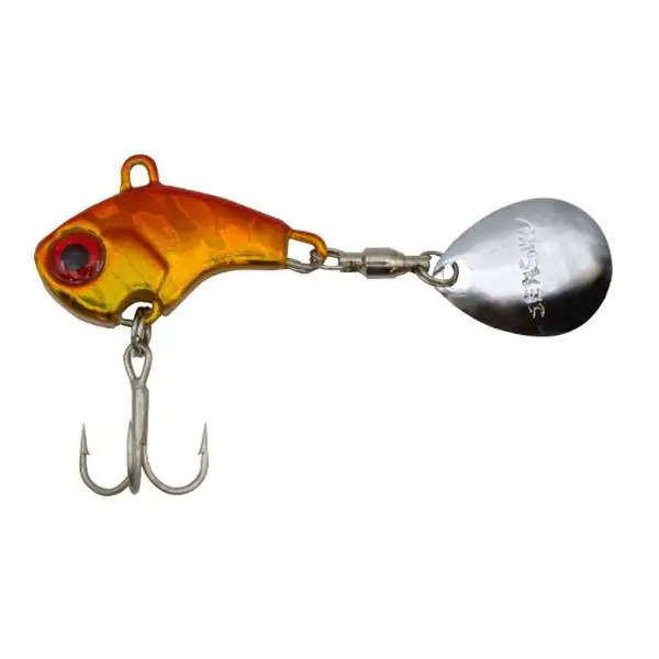 Bestseller Senshu Tetracup Jig | Spinner | Orange/gold | 65mm | Haakmaat 6 | 10g
