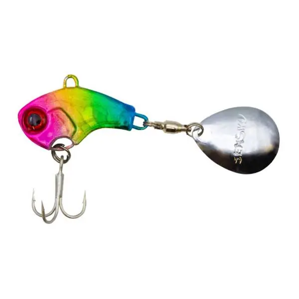 Lage Prijs Senshu Tetracup Jig | Spinner | Pink/Yellow/Blue | 65mm | Haakmaat 6 | 10g